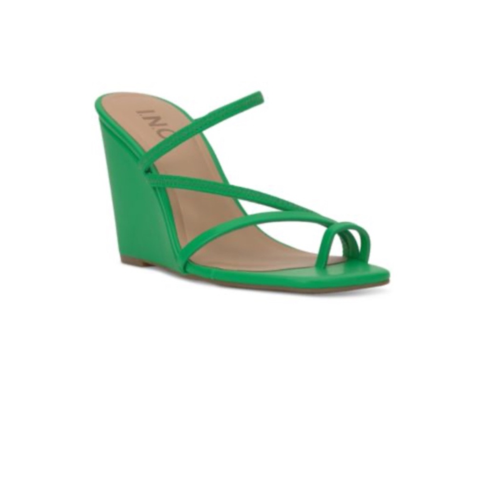 Brand new green INC sandals